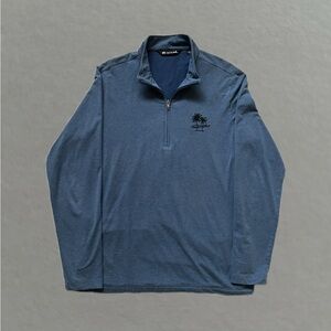 Men’s Travis Mathew Quarter Zip Washington Embroidered Logo Pull Over. Size M.